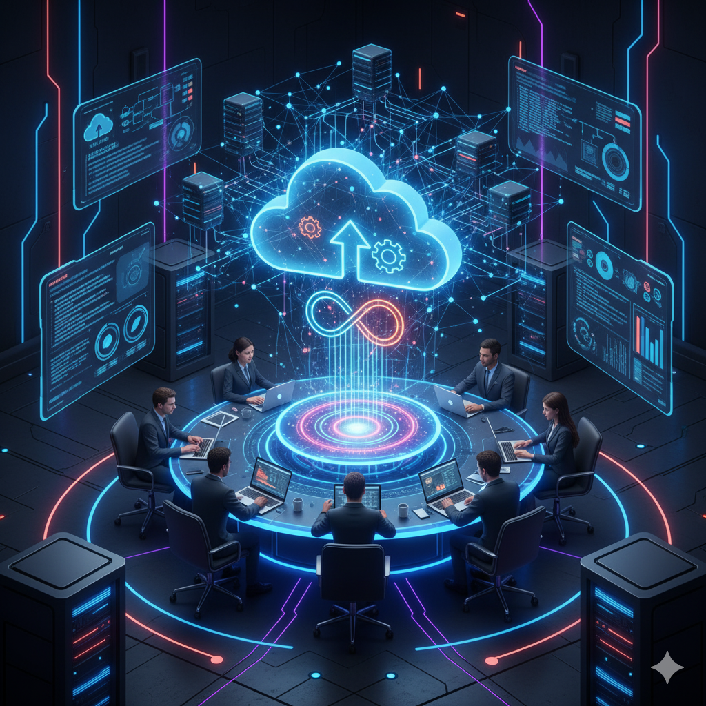 Cloud Computing & DevOps Icon